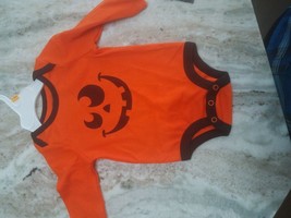 Pumpkin 3-6 Month Bodysuit - $203.51 MXN