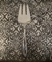 Vintage Gorham Stegorcraft Roselle Stainless USA Cold Meat Serving Fork  - $12.64