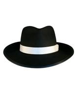 Zoot Hat /  Gangster Hat / Deluxe / 100% Wool / Black / White - £37.56 GBP+