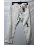 Arizona Jeans Crisp White Men&#39;s Jeans Denim Pants NEW Size 32x29 - $33.87 CAD