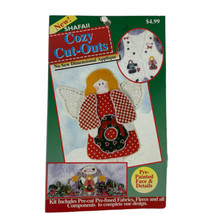 Shafaii Cozy Cut-Outs Applique Christmas Craft Red Angel No-Sew Dimensional - £11.44 GBP