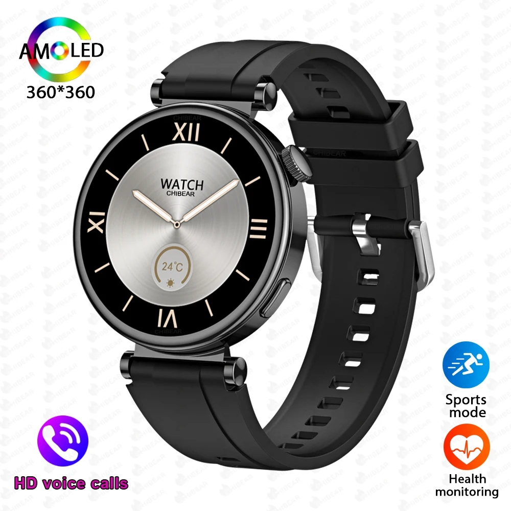 For Watch 4 Mini New Women Smart Watch Heart Rate GPS Sport Watch IP68Wa... - $69.05