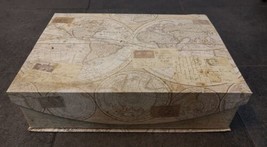 Old World Map Storage Box - £7.79 GBP
