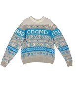 ROODY ORIGINALS Men&#39;s L Fair Isle cbdMD CBD MD Winter Sweater, Ugly Chri... - $72.78 CAD