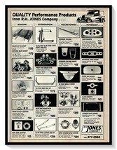 R.H. Jones Company Street Rod Parts Campbell CA Vintage 1992 Magazine Ad - £7.61 GBP