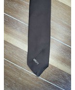 Brut Logo - 1970&#39;s Brown Vintage Tie Necktie - £7.90 GBP