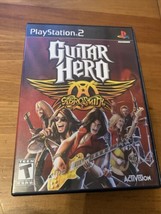 Guitar Hero: Aerosmith PS2 W/ Manual - £7.90 GBP