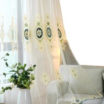Simple Chenille Jacquard Sheer Window Elegance Curtains, Drapes,, 42 X 63. - £43.98 GBP
