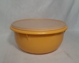 Tupperware 272  Bowl with 230 Sheer Lid ,  Orange / Yellow Harvest, Very... - $22.31