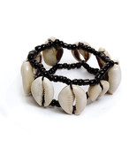 New Black Cowrie Shell Bracelet - $149.27 MXN