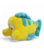Vintage Tyco 1991 Disney Flounder Fish Plush Yellow &amp; Blue Soft Toy - $34.21 CAD