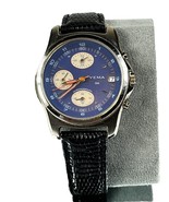 Yema Adventurer Quartz Chronograph Watch Blue Dial 50M V657YE602 50th Yr... - £217.56 GBP