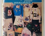 Alma Lynne Designs Adorable Appliques 1991 Booklet - $9.89