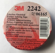 3M Scotch 3/4 in. x 15 ft. 2242 Linerless Electrical Rubber Splicing Tap... - £11.92 GBP