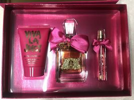 Juicy Couture Viva La Juicy Perfume 3.4 Oz Eau De Parfum Spray 3 Pcs Gift Set - £94.79 GBP