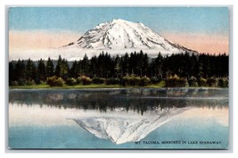 Mount Rainier From Lake Spanaway Washington WA UNP DB Postcard V18 - £3.83 GBP