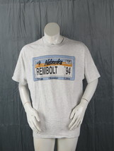 Vintage Graphic T-shirt - Rembolt Nebraska 1994 License Plate - Mens Ext... - £30.49 GBP
