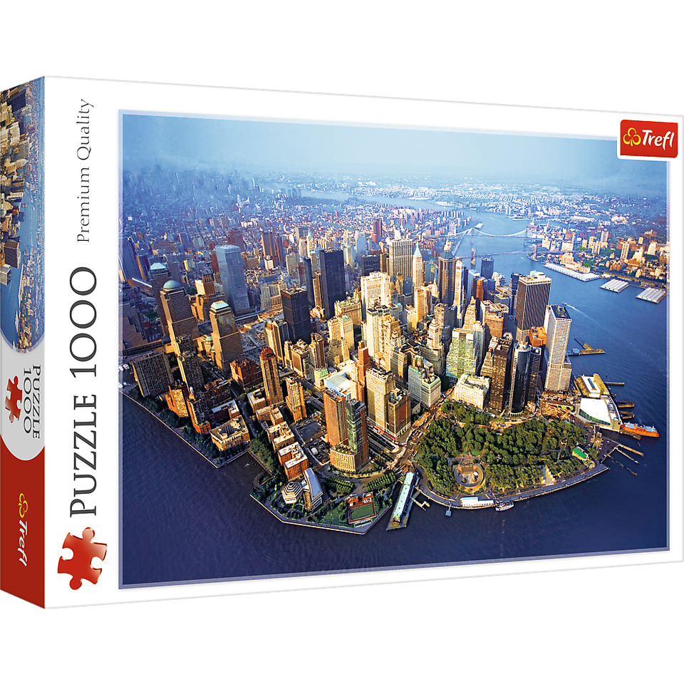 1000 Piece Jigsaw Puzzles, New York, NYC Puzzle with City Skyline and Ae... - $36.55