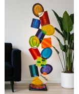 Large Floor Sculpture, living room sculpture GT5- 60x18 by Art69 - $15,372.24 MXN