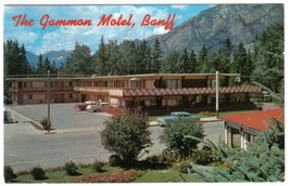 Alberta Postcard Banff Gammon Motel Canadian Rockies - £2.41 GBP