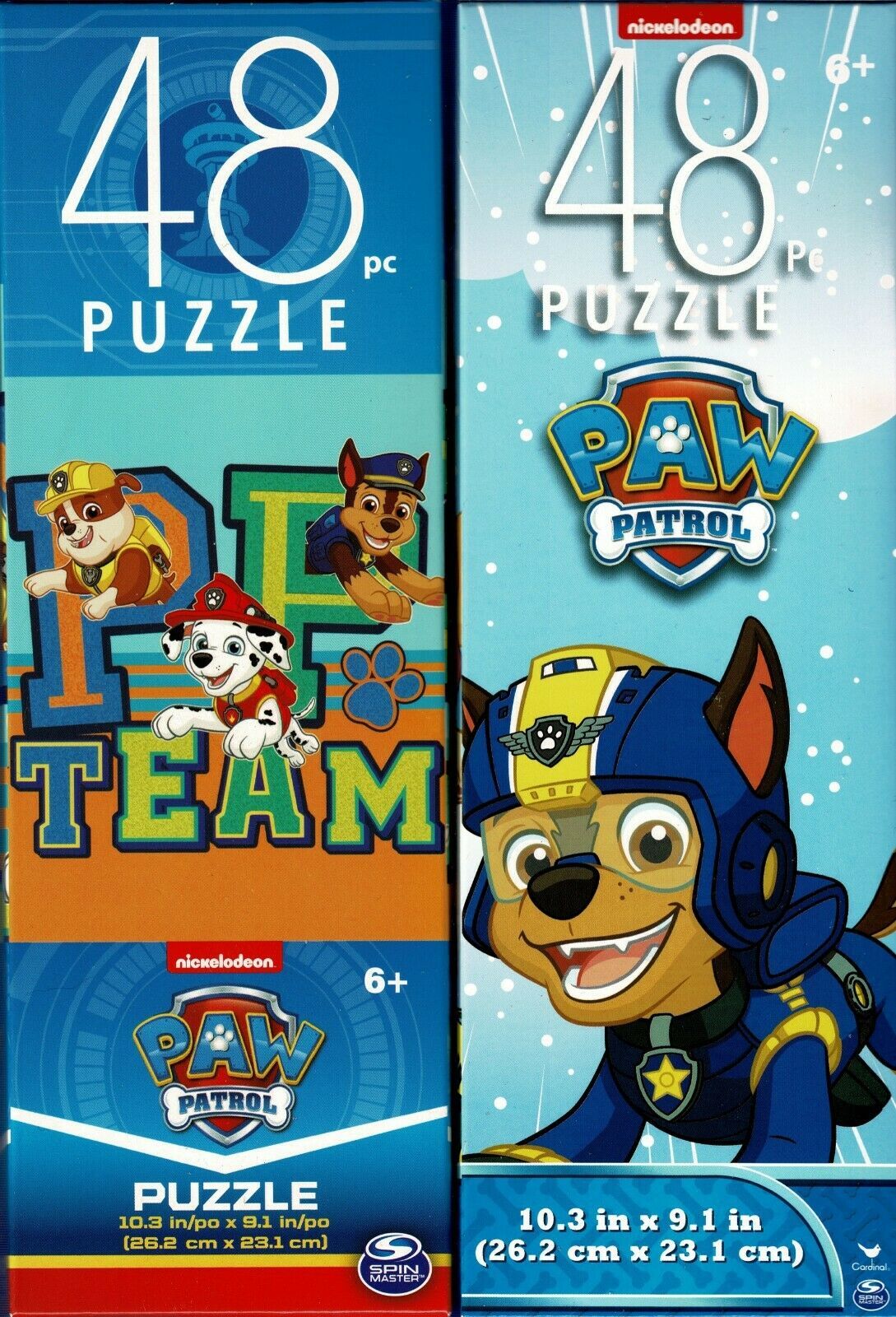 Primary image for Nickelodeon Paw Patrol - 48 Pieces Jigsaw Puzzle v5 (Set of 2)