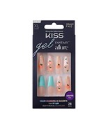 KISS GEL FANTASY ALLURE 28 COLOR CHANGING NAILS GLUE INCLUDED - #FA52 - €9,26 EUR