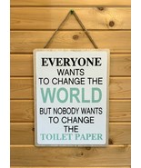 Novelty Bathroom Sign 13 x 10 New Always Home - $32.79 CAD