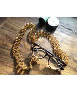 leopard print glasses chain resin/acrylic - £9.55 GBP