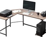 66&quot; L Shaped Corner Easy To Assemble Concer Sturdy Home Office Computer ... - £191.35 GBP