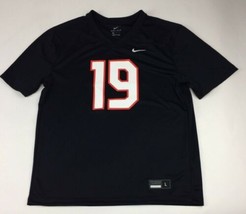 Nike Stock Legend Dri-FIT Practice Football Jersey Men&#39;s Large Black #19... - $31.20