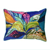 Betsy Drake Summer Leaves Large Indoor Outdoor Pillow 16x20 - £37.59 GBP