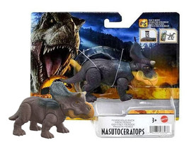 Jurassic World Dominion Ferocious Pack Nasutoceratops 7&quot; Figure New in Box - £11.09 GBP