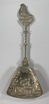 Holland Repousse Silverplated Souvenir Sugar Spoon - $52.73