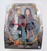 Disney Descendants Carlos &amp; Evie Doll Set 2014 Hasbro New - £39.12 GBP
