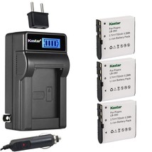Kastar 3-Pack LB-060 Battery and LCD AC Charger Compatible with Kodak PixPro AZ5 - £31.16 GBP