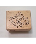 PSX Designs Valentine Heart Bouquet Wood Mounted Rubber Stamp D-2392 VTG... - £6.86 GBP