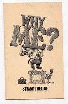 Why Me? Program Strand Theatre London 1985 Briers Fletcher Hemingway - £11.05 GBP