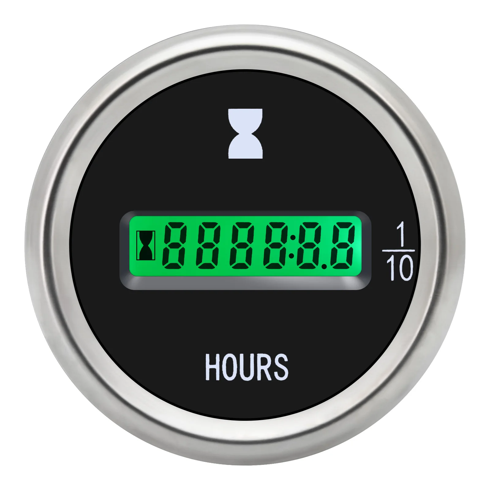 Universal LED Digital Hours Gauge Electronic Hour Meter Green Backlight for - £8.80 GBP