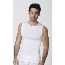 Men&#39;s Sleeveless Cotton Stretch Nottingham Elastic Rowing Machine - $16.79