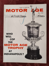 Rare Chilton&#39;s Motor Age Magazine May 1958 Indianapolis 500 Trophy - £12.91 GBP