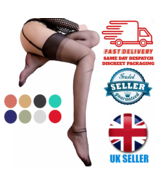 Non Stretch Stockings 100% Nylon Seamless 5 Denier Medium Various Colour... - €7,55 EUR