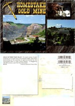 South Dakota Lead Homestake Gold Mine Machinery Miner View VTG Postcard - £7.36 GBP