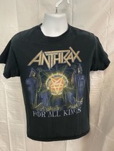 Anthrax For All Kings North American 2016 Tour Black Band T-Shirt Size M... - £11.13 GBP