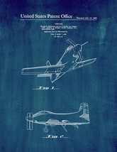 Airplane Patent Print - Midnight Blue - $7.95+