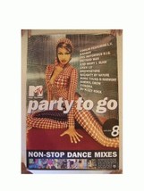 MTV Party To Go Poster Non-Stop Dance Mixes Coolio Method Man Sheryl Crow - £16.07 GBP