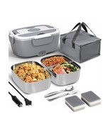 Electric Heated Large Lunch Box Stove For Travel Or Work 1.5L 12v-24v Or... - $44.81 CAD