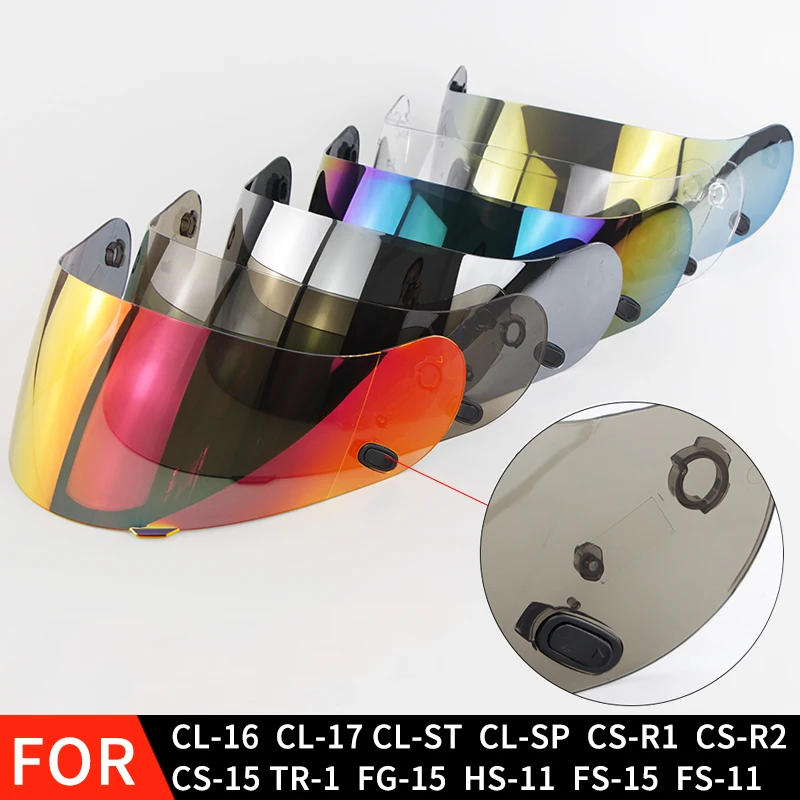 Helmet Visor For Hjc CL16 CL17 Clst Clsp CSR1 CSR2 CS15 TR1 FG15 HS11 FS15 - £16.61 GBP+