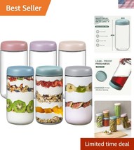 Versatile Stackable 24oz Glass Containers with Airtight Sealing - Meal Prep - $40.50