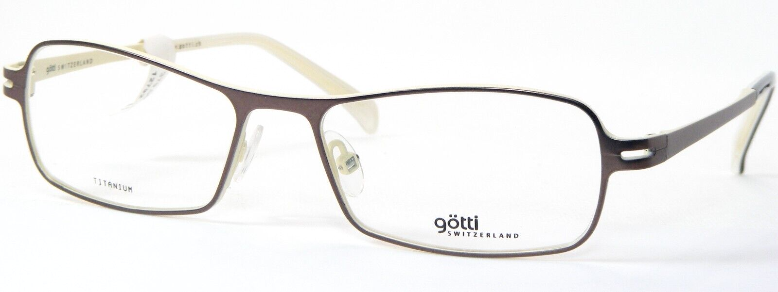 Gotti Suisse GITTE Br-B Marron Lunettes Titane Cadre 50-15-140mm - $175.72 Gotti Suisse GITTE Br-B Marron Lunettes Titane Cadre 50-15-140mm - $175.72