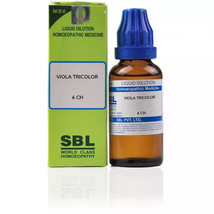 SBL Homeopathy Viola Tricolor Dilution 6CH (30ml) - $12.29